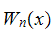 $W_{n}(x)$
